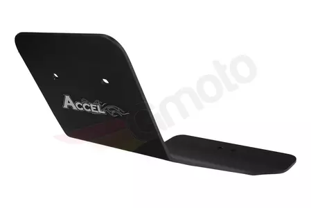 Osłona pod silnik aluminiowa Accel czarny - ESP01BK
