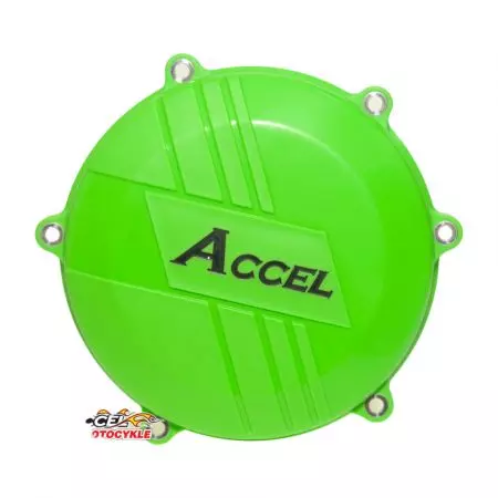 Plastový kryt spojky Accel Kawasaki zelený - CCP303GR