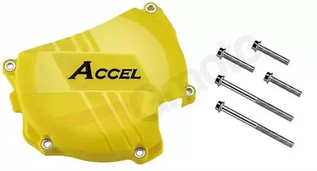 Osłona pokrywy sprzęgła plastikowa Accel Suzuki żółty - CCP402YL