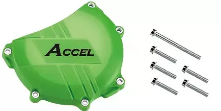 Plastový kryt spojky Accel Kawasaki zelený - CCP302GR