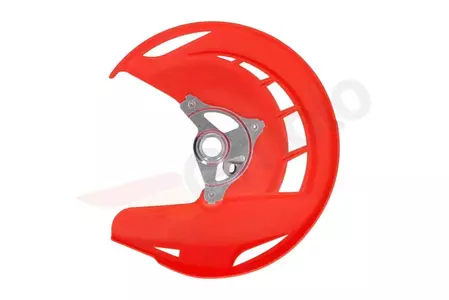 Cobertura do disco de travão dianteiro Accel Honda vermelha-2