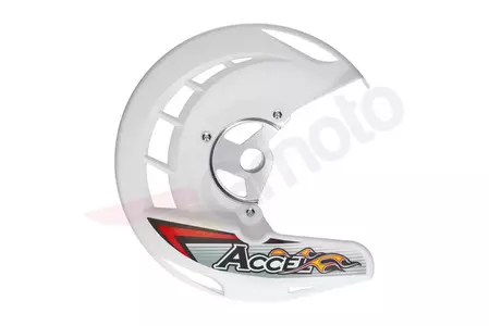 Copri disco freno anteriore Accel KTM Husqvarna bianco - FDG-05WH