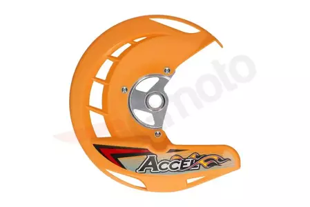 Cobertura do disco de travão dianteiro Accel KTM Husqvarna cor de laranja - FDG05OR