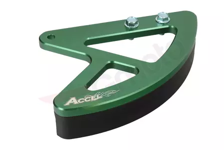 Osłona tarczy hamulcowej tył aluminiowa Accel Kawasaki zielony - RBDG301GR