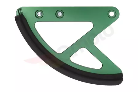 Accel Kawasaki protector de disco de freno trasero de aluminio verde-4
