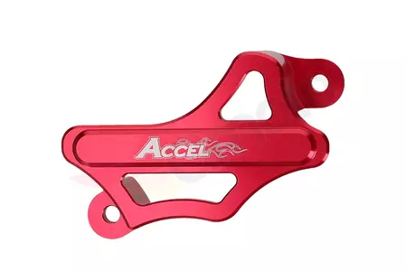Kryt zadního brzdového třmenu Accel Honda červený-3