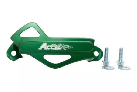 Osłona zacisku hamulcowego tył Accel Kawasaki zielony - RBCG301GR