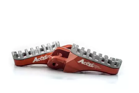Cross Accel reposapiés de aluminio naranja - AFP501OR