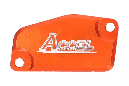 Kryt predného hlavného brzdového valca Accel oranžový - FBC05OR