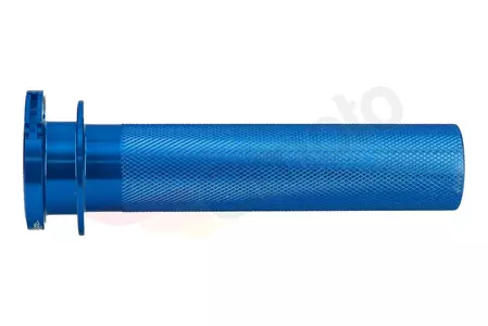 Gasgriff Rohr Aluminium mit Lager Accel Suzuki blau-3