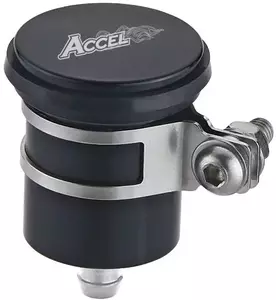 Zbiornik płynu hamulcowego tył aluminiowy Accel czarny-1