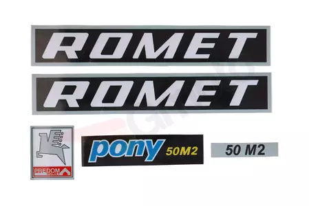Nálepky set Romet Motorbike Pony M2 50-1
