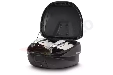 SHAD SH59X bagageira central com placa de montagem cobertura em alumínio + saco interior-2