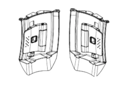 Mekanism för bagageutrymme SHAD SH58X - D1B59MEALR