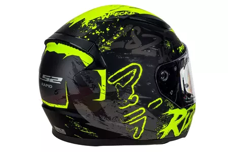 LS2 FF353 RAPID NAUGHTY MATT BLACK H-V YELLOW L capacete integral de motociclista-6