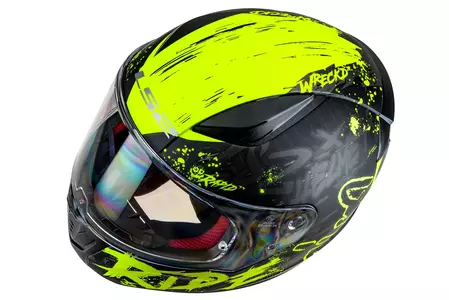 LS2 FF353 RAPID NAUGHTY MATT BLACK H-V YELLOW L capacete integral de motociclista-8