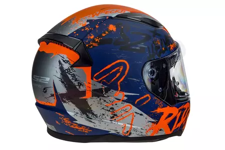 LS2 FF353 RAPID NAUGHTY MATT BLUE ORANGE L capacete integral de motociclista-6