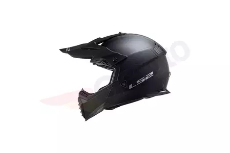LS2 MX437 FAST EVO MATT BLACK 3XL capacete para motas de enduro-2