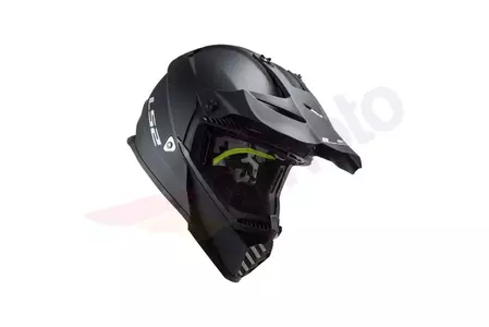 LS2 MX437 FAST EVO MATT BLACK 3XL casco moto enduro-4