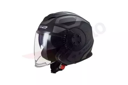 LS2 OF570 VERSO MARKER MATT NEGRO TITAN XL open face casco de moto-1