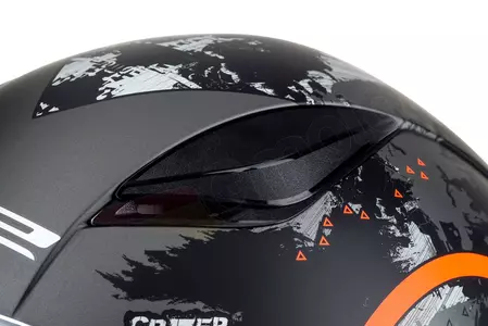 LS2 FF353 RAPID CIRCLE MATT TITAN ORANGE 3XL capacete integral de motociclista-10
