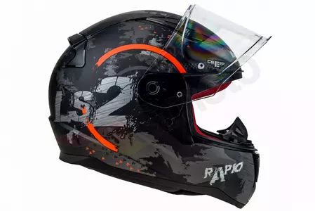 LS2 FF353 RAPID CIRCLE MATT TITAN ORANGE 3XL capacete integral de motociclista-5