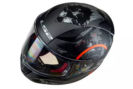 LS2 FF353 RAPID CIRCLE MATT TITAN ORANGE 3XL capacete integral de motociclista-8