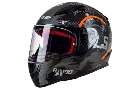 LS2 FF353 RAPID CIRCLE MATT TITAN ORANGE XL capacete integral de motociclista-2