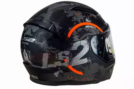 LS2 FF353 RAPID CIRCLE MATT TITAN ORANGE XL capacete integral de motociclista-6
