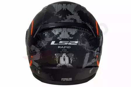 LS2 FF353 RAPID CIRCLE MATT TITAN ORANGE XL capacete integral de motociclista-7