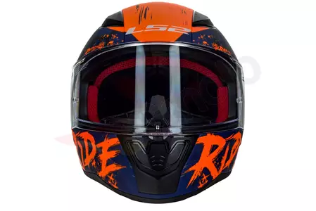 LS2 FF353 RAPID NAUGHTY MATT BLUE ORANGE XXL capacete integral de motociclista-3