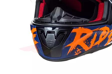 LS2 FF353 RAPID NAUGHTY MATT BLUE ORANGE XXL capacete integral de motociclista-9