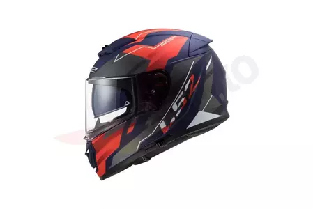Motociklistička kaciga koja pokriva cijelo lice LS2 FF390 BREAKER BETA MATT RED BLUE L-2