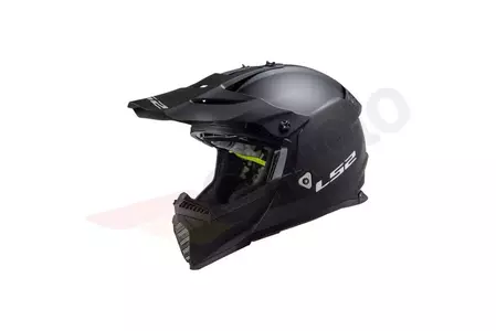 LS2 MX437 FAST EVO MATT BLACK XS casco moto enduro-1