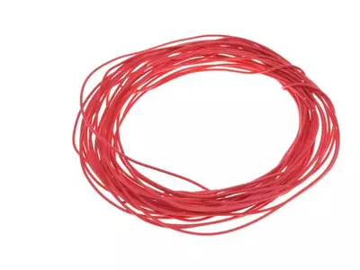 Przewód - kabel instalacji elektrycznej 0,5mm czerwony 10 metrów - 228560