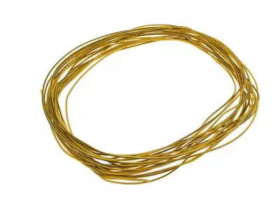 Kabel - elektrisk installationskabel 0,5 mm gul sort 10 meter - 228564