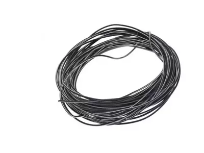 Kabel - elektrisk installationskabel 0,5 mm sort hvid 10 meter - 228565