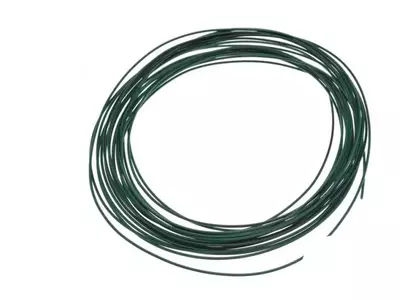 Кабел - електрически инсталационен кабел 0,75 мм зелен черен 10 метра - 228577