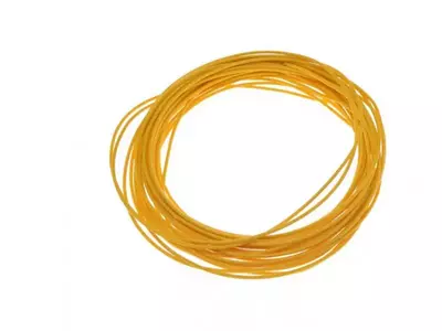 Przewód - kabel instalacji elektrycznej 0,75mm żółty 10 metrów - 228578