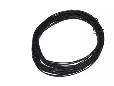 Przewód - kabel instalacji elektrycznej 1,00mm czarny 10 metrów - 228581