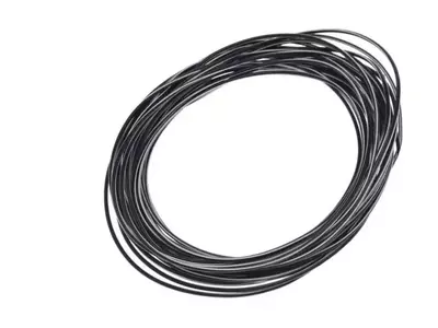 Câble - câble d'installation électrique 1,00mm noir blanc 10 mètres - 228585