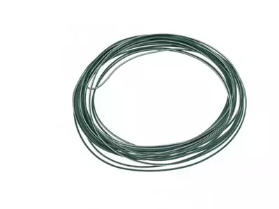 Кабел - електрически инсталационен кабел 1,00 мм зелен бял 10 метра - 228586