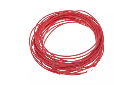Kabel - elektrisk installationskabel 1,50 mm rødt 10 meter - 228590