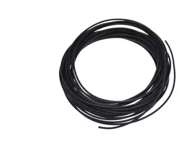 Kabel - elektrisk installationskabel 1,50 mm sort 10 meter - 228591