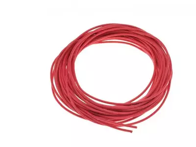 Kabel - elektrisk installationskabel 2,00 mm rød 10 meter - 228592