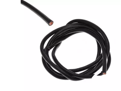 Kabel - elektroinstalační kabel 16,00 mm černý 2 metry - 228597