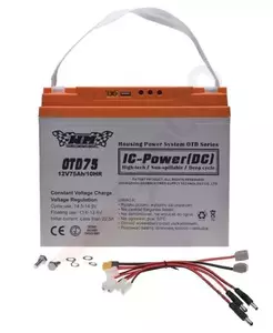 WM Motor OTD75 75Ah batteri