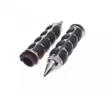 Guiador com espigão cromado + alumínio 22 mm - 228701
