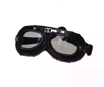 Veteránské brýle T08 černé matné - 228704