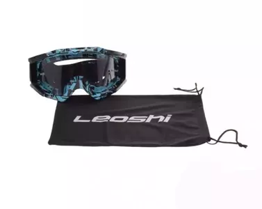Óculos de proteção para motociclistas Leoshi Neon azul-1